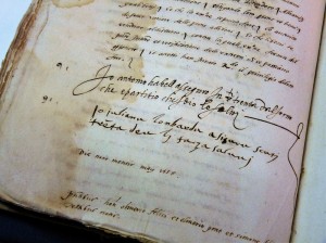 Document with signatures of Antonio Habell and Giuliano Lombardo (Photo - Fiona Vella)